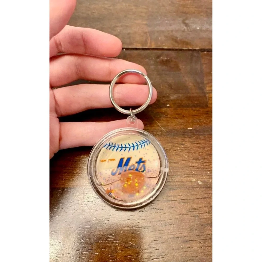 Vintage 1989 Russ New York‎ Mets Keychain